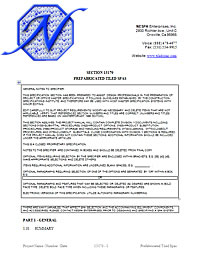 CSI Master Spec download as a Word .doc file 